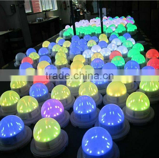 3d color hollow plastic led waterproof pool cube