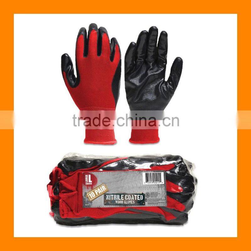 Grease Monkey General Purpose Nitrile Coated Gloves