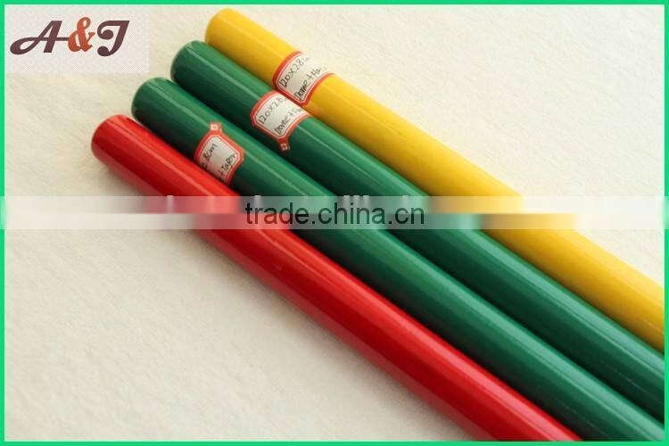 color painting wooden stick for cleaning tools