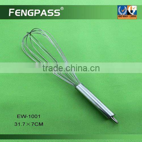 Metal egg whisk , egg beater , silicone egg wisk EW-1006