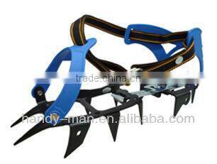 12 Points Strap on Ice Climbing Ice traction snow shoe ccrampons Crampon