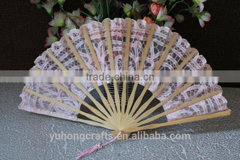 western traditional lace bride fan