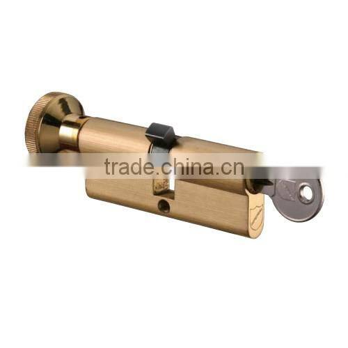 5 Pin Double Single Profile Zinc Alloy Brass Commercial Handle Door Lock Cylinder