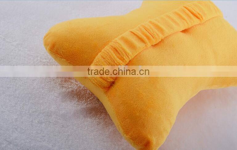 Customized Promotion Logo Car Travel Pillow Blanket with Bone Neck Pillow Kit