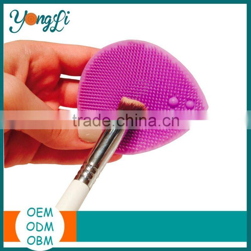 Facial Cosmetic Makeup Brush Cleaners Washing Silicone Face Cleansing Brush