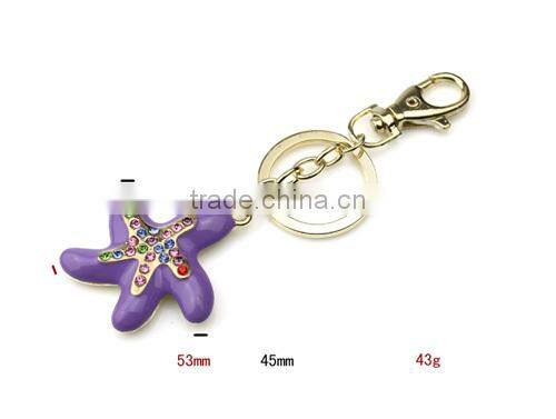 wholesale personalized solar led keychain KY07-0012