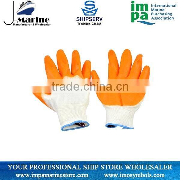 Marine Wholesale Rubber Silicone Coated Cotton Work Glove
