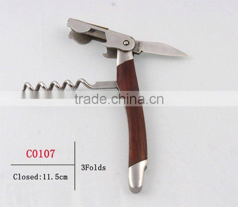 cheap bottle opener can opener wine opener metal bottle opener beer promotion cork remover(C0107)