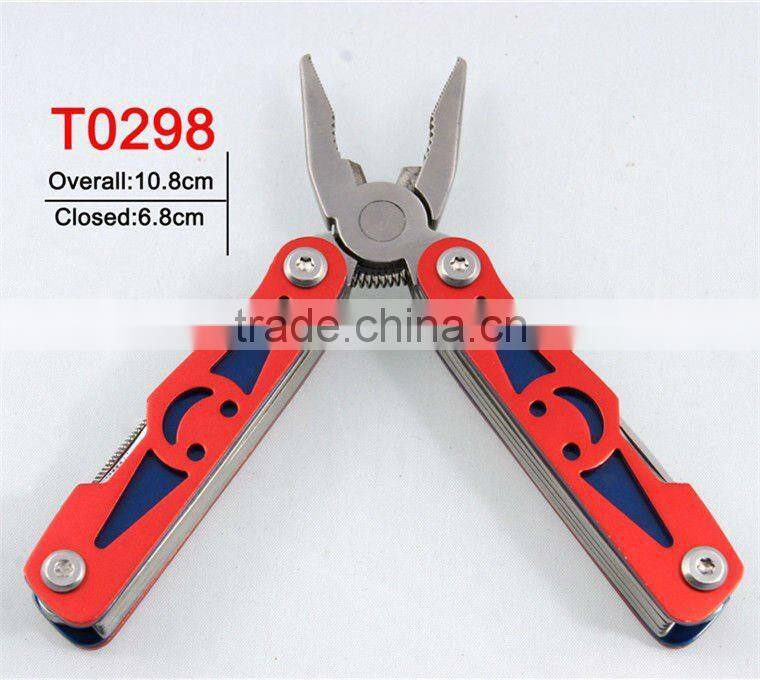 2014 Mini small folding clip multi plier tools T0298