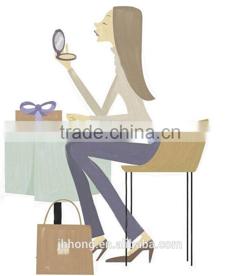 new fashion 3D beauty blinking double sided mirror