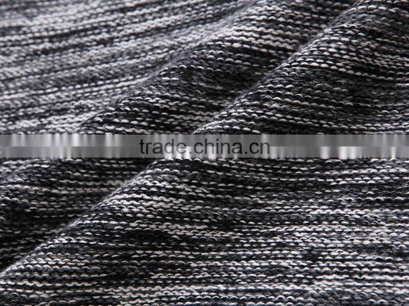 European fashion design color combination pullover knit sweater