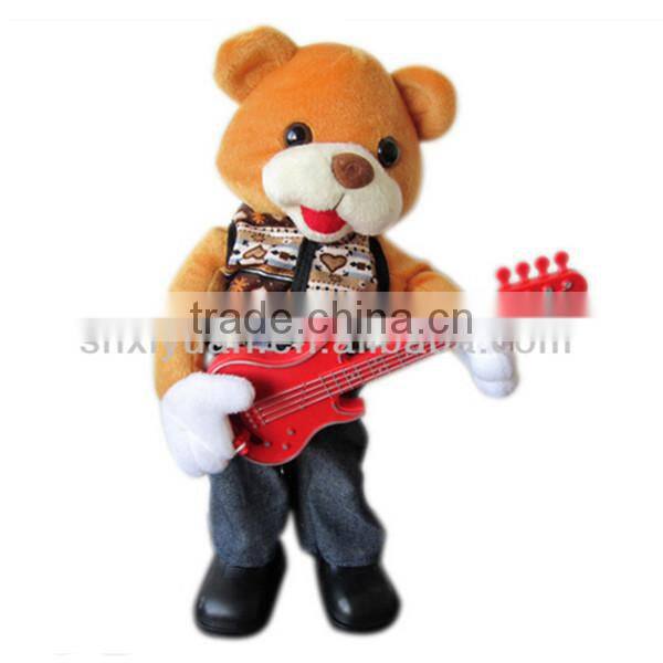 New soft dancing and music plush toys animal electric toys musical plush toys