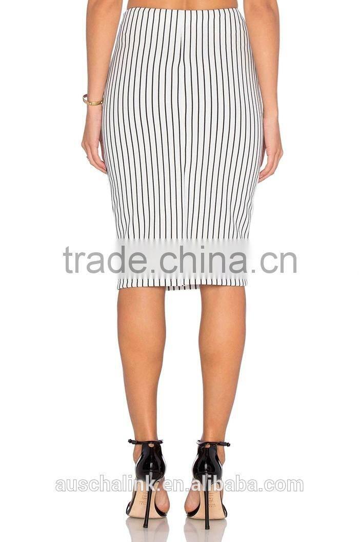hot sale high waisted mature lady pencil skirt low price 2016