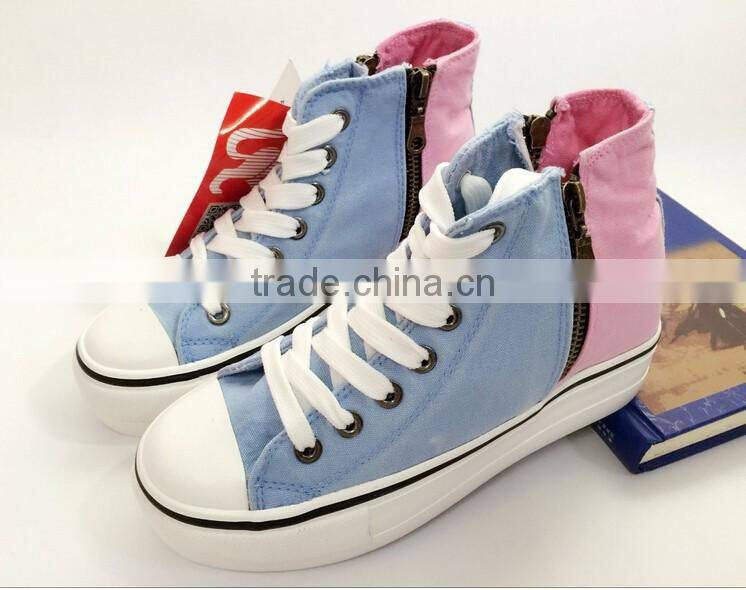 GZY All sorts of design Mixed wholesale ladies canvas shoe