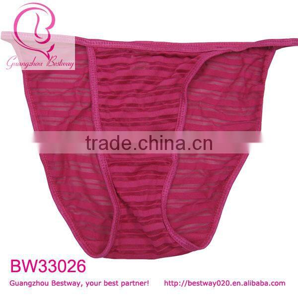 Hot sale sex red single string bikini from Guangzhou Bestway