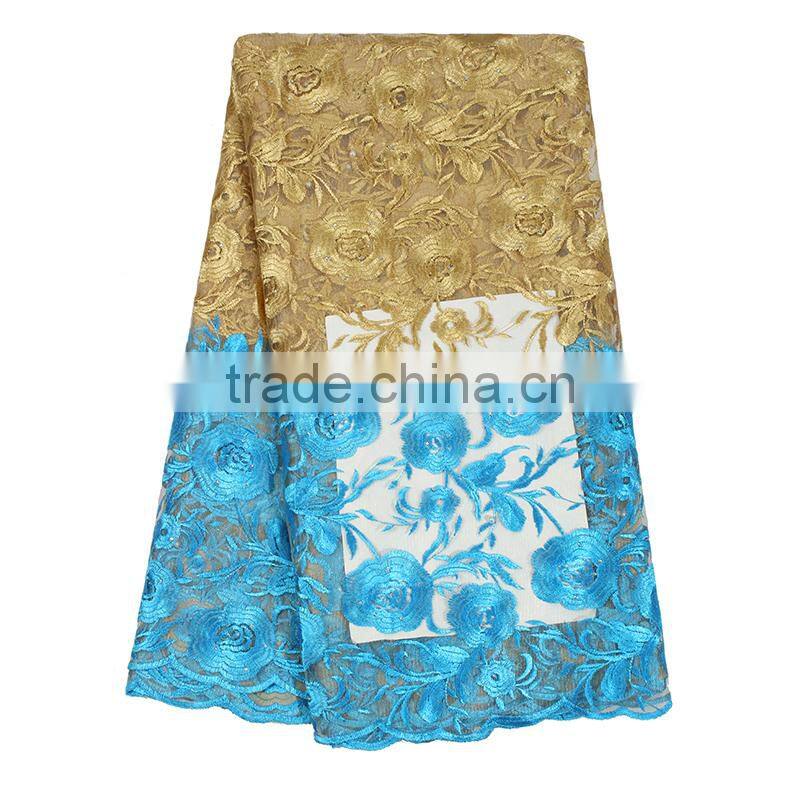 Amazon Hot Selling Premium Lace White Heavy African Voile Lace