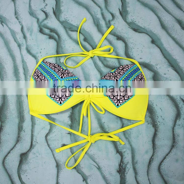 Triangle Cups Bikinis Hot Sex Swim Suits Ladies Swimwear 2017