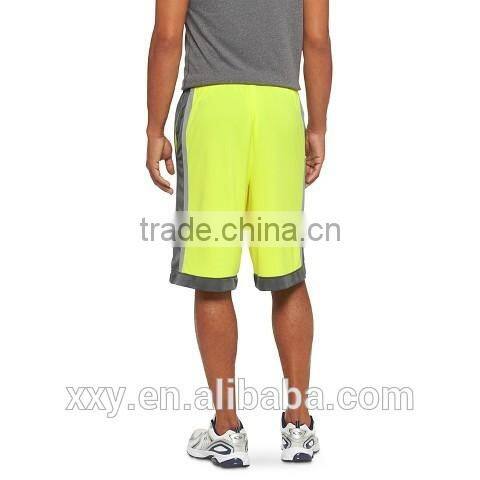Promotion men's cheap customized basketball shorts with pockets