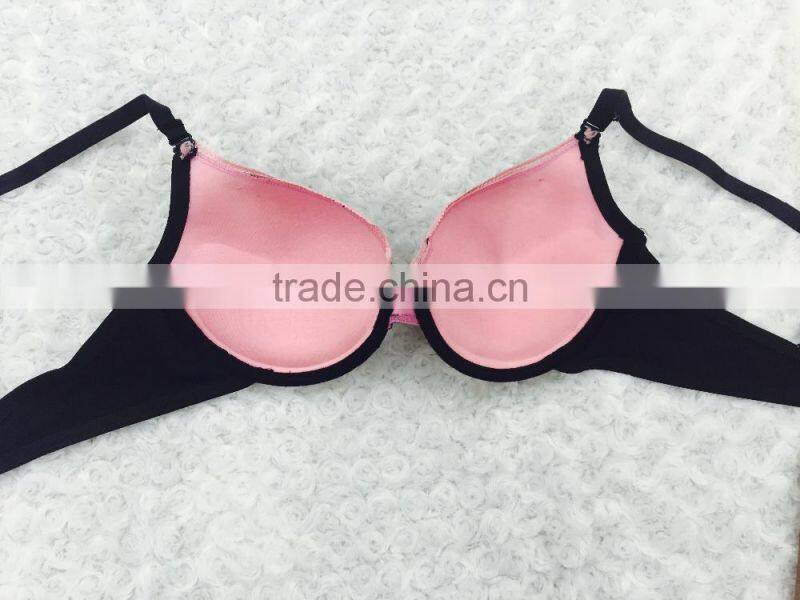 Women underwear push up padded bikini in plus sizes