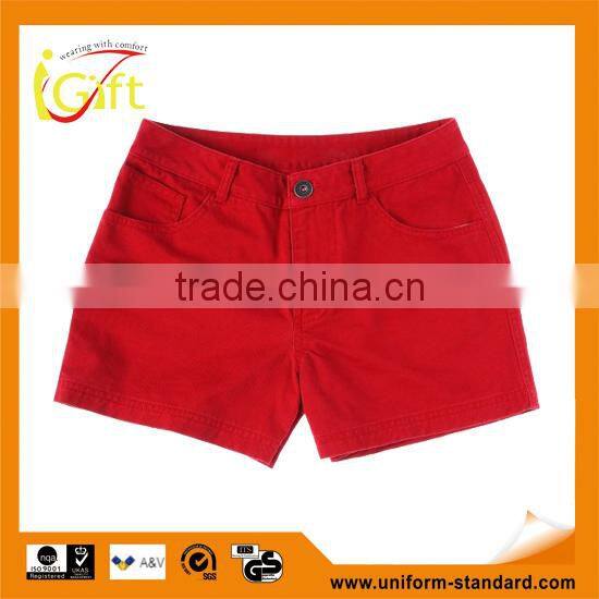 good looking ladies red color reactive dye short