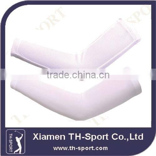 white 80% nylon 20% lycra sleeves manufactory