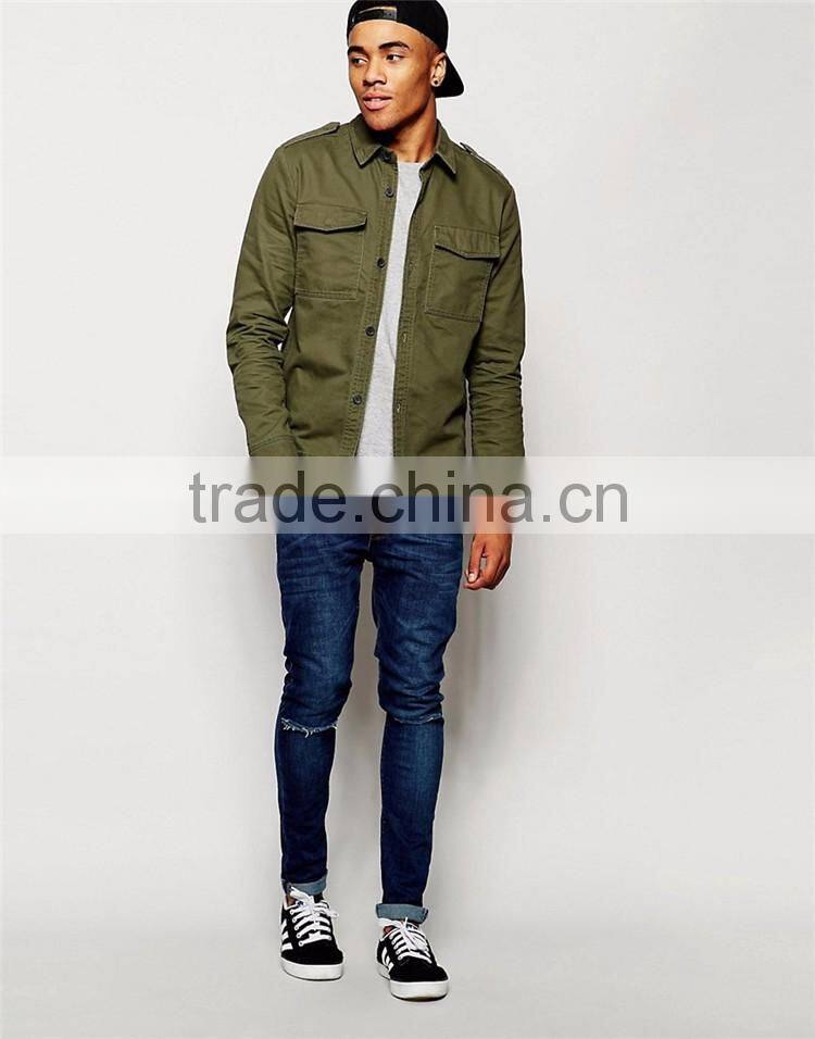 Shandao OEM custom warm winter long sleeve men russian winter coat