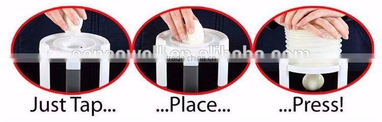 Scientific principle Instantly peel whole egg shell by pressing egg peeler