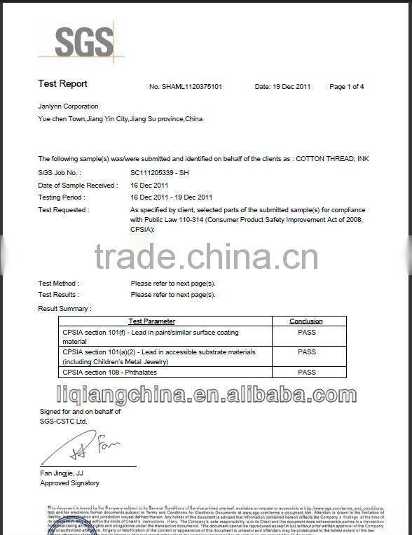 cotton bracelet thread for kid's DIY knitting