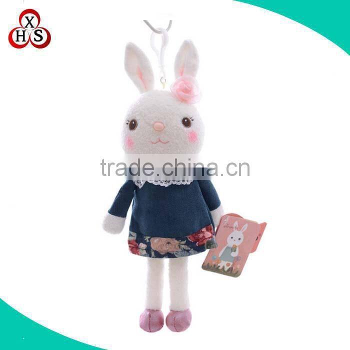 Wholesale custom plush dog keychains stuffed soft plush toy keychain