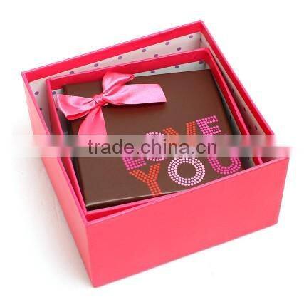 Romantic Valentine's Day Gift Box with Printed "Love You" ,Birthday Party Gift Box Manufacturer