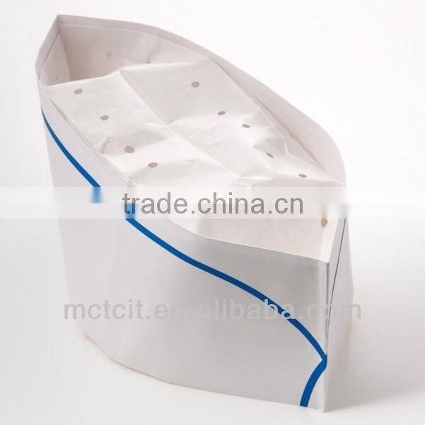 Convenient & soft wear hats/ disposable paper chef cap