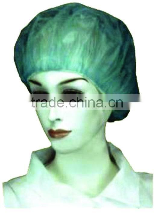 surgical nonwoven hair caps disposable printed bouffant cap