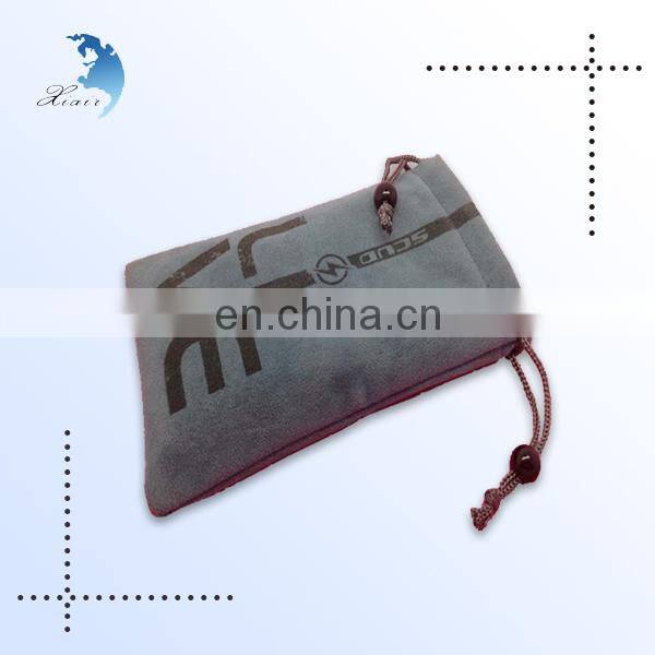Exquisite Customized printing personale logo velvet pouch bags for jewelry