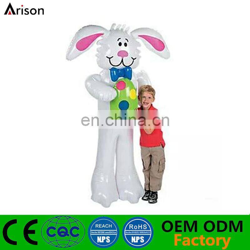 Factory PVC inflatable large rabbit inflatable rabbit model inflatable rabbit floating toy