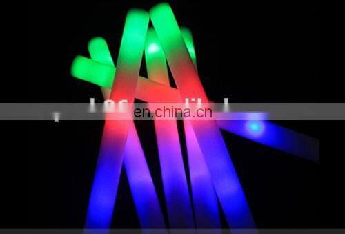 Promotional Logo Pritned Custom Light Up Led Foam Stick Flashing