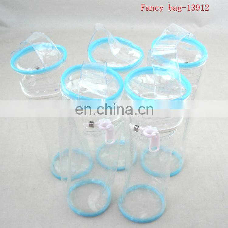 Custom PVC Transparent School pencil bag CHEAP Wholesale