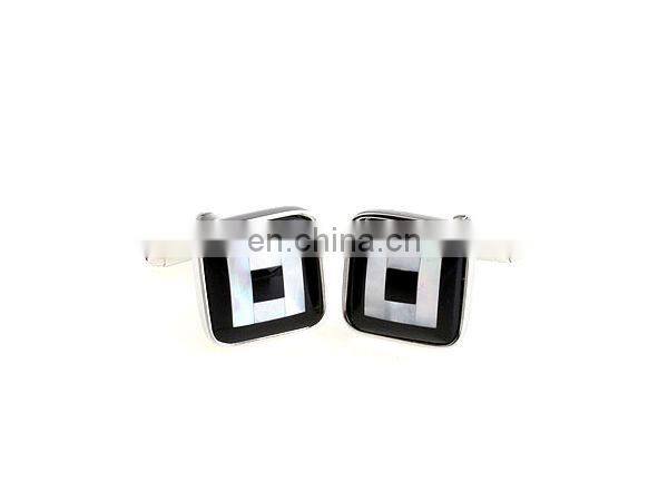 fashion men's jewelry high quality onyx cufflinks