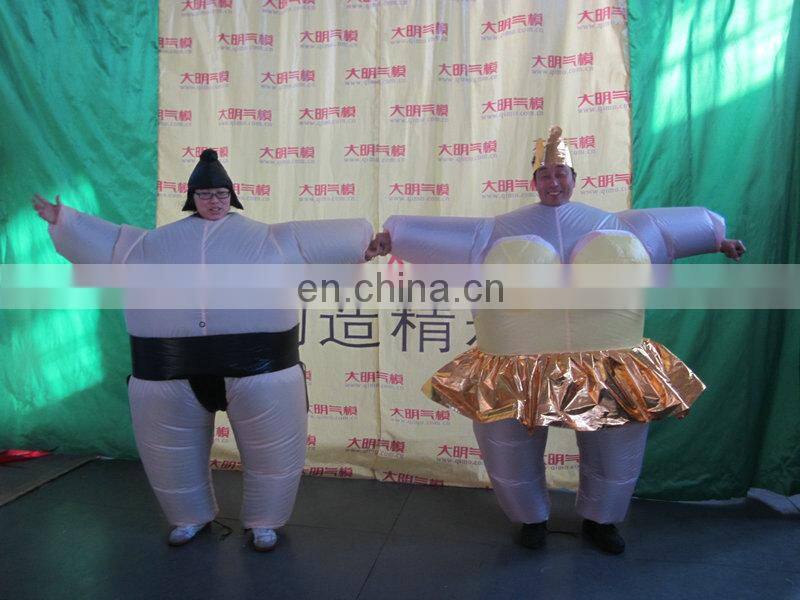 customized popular inflatable sumo wrestler costume for advertising