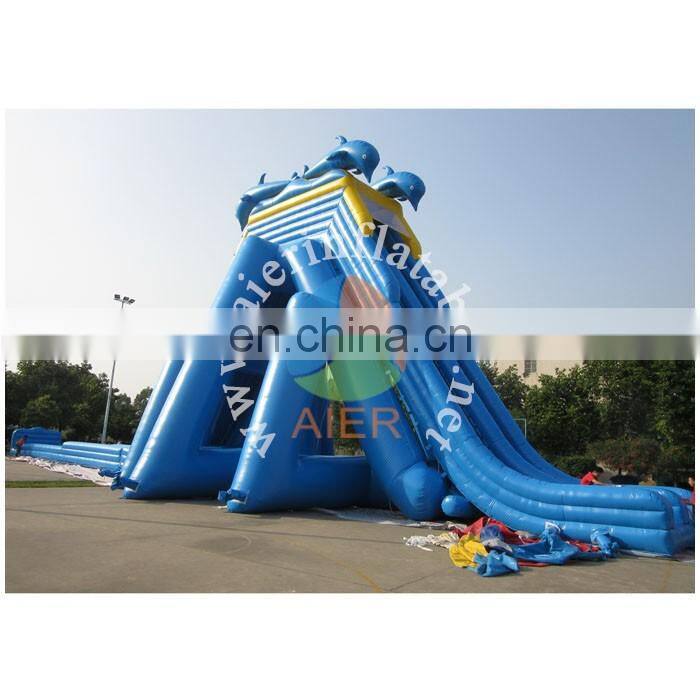 40m adult giant inflatable water slip and slide