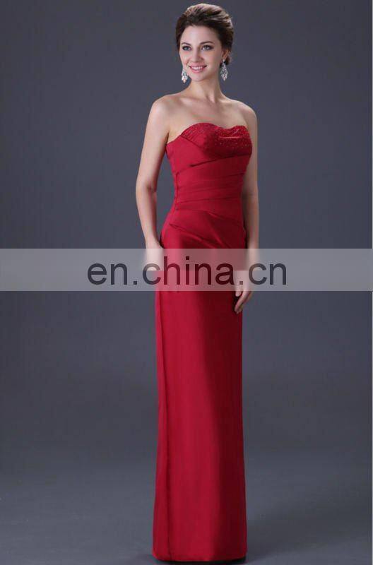 Grace Karin Sexy Long Red Evening Dresses CL3142