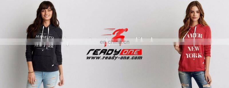 Thin Cotton Fleece Blank Wholesale Solid Color Woman Hoodie