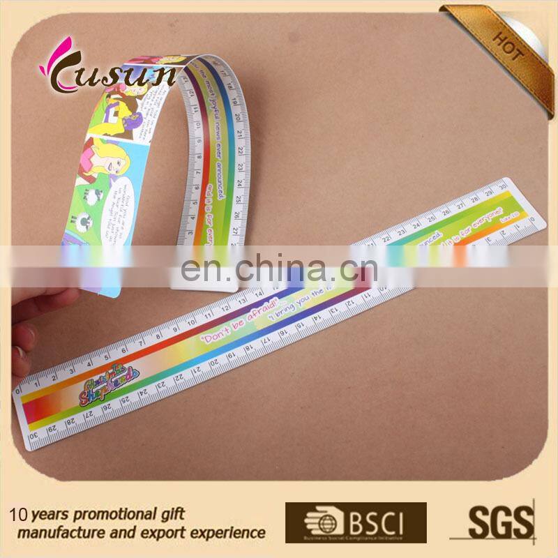 Factory manufacture high quality promotional gift pp plastic ruler
