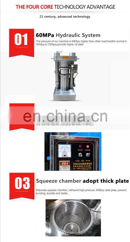 Top selling hydraulic rapeseed oil press machine