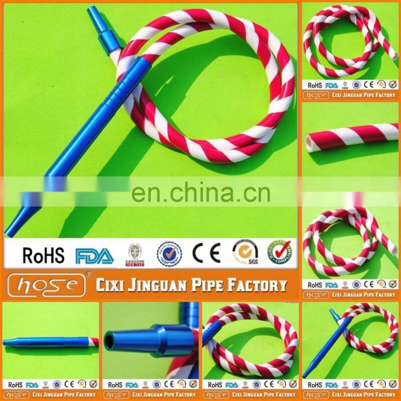 11x17mm FDA Approved Many Colors Elasticity Portable Durable Dream Hookah Shisha Pipe Hookah Smoking Hose Silicone Hose Hookah