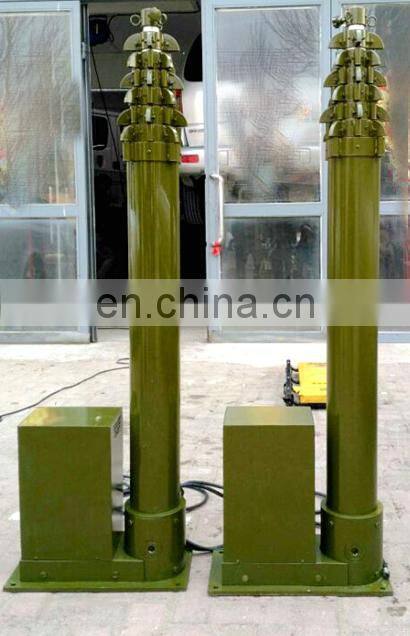 15m electric motor Aluminium alloy telescopic antenna mast