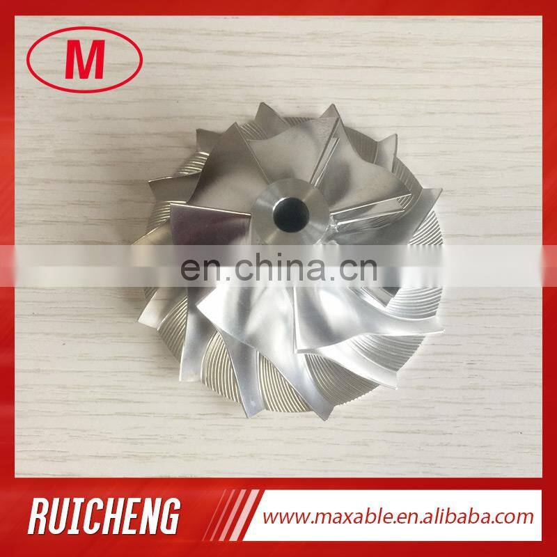S200 50.60/75.20mm 7+7 blades High performance turbo billet/milling/aluminum 2618 compressor wheel