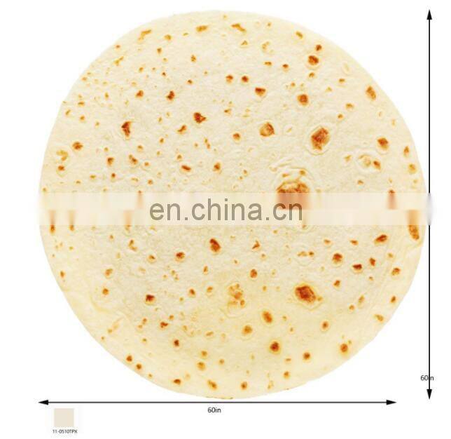 Burrito Blanket Soft Round Tortilla Wrap Egg Roll Carpet Picnic Beach Towel Home Bed Sofa Decor 48inch