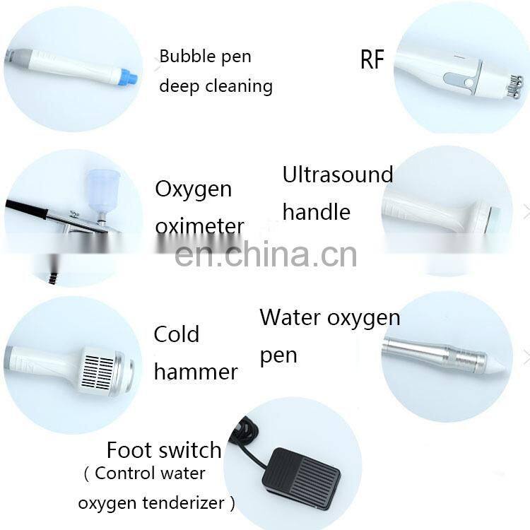 A-W02X Hydro beauty machine 6 in 1 microdermabrasion facial aqua cleaning machine