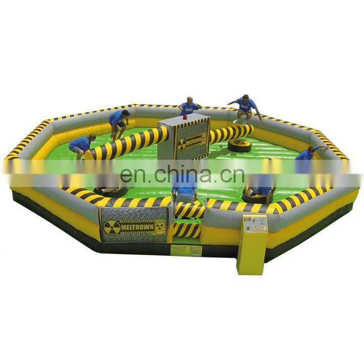 Outdoor  inflatable meltdown ,inflatable wipe out game, for sale