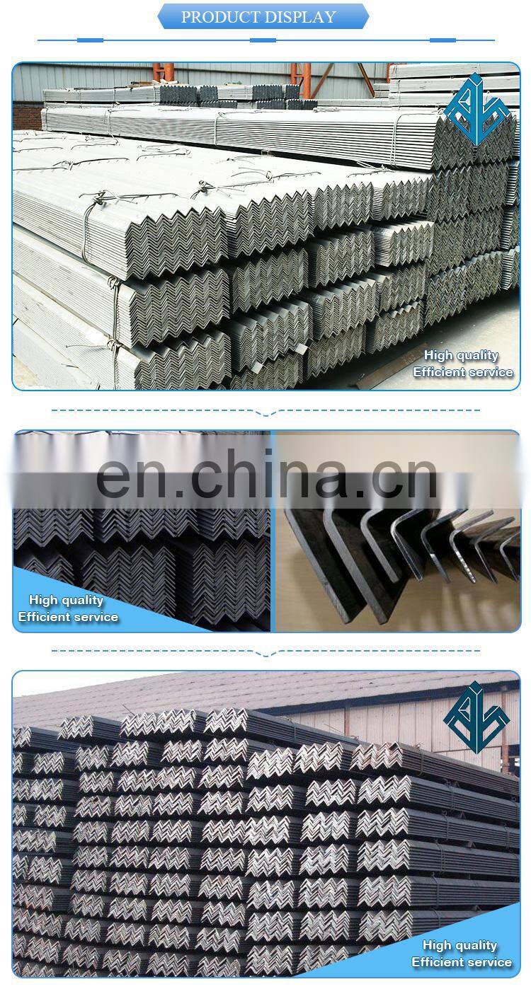 Tianjin factory produces electric iron tower stent hot-rolled equilateral Q235 galvanized angle steel
